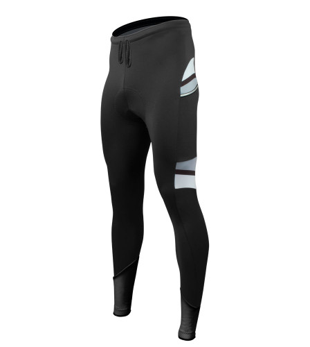 Mens Cycling Tights Long Compression Pants 3D Padded Workout