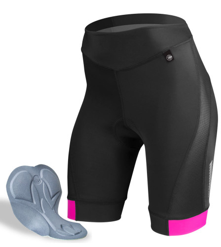 Women's Naughty But Nice Gel Padded Cycling Underwear-Briefs