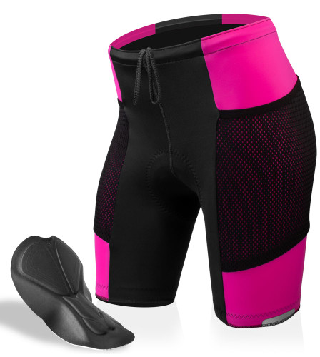 Women's Padded Bike Shorts I Recycled Materials I Pactimo