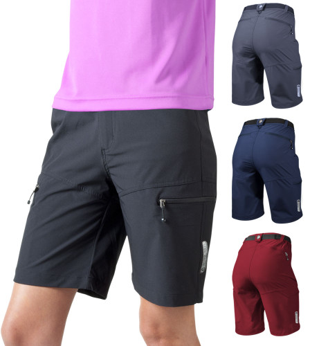 women's loose fit padded bike shorts