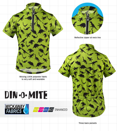 dinosaur cycling jersey