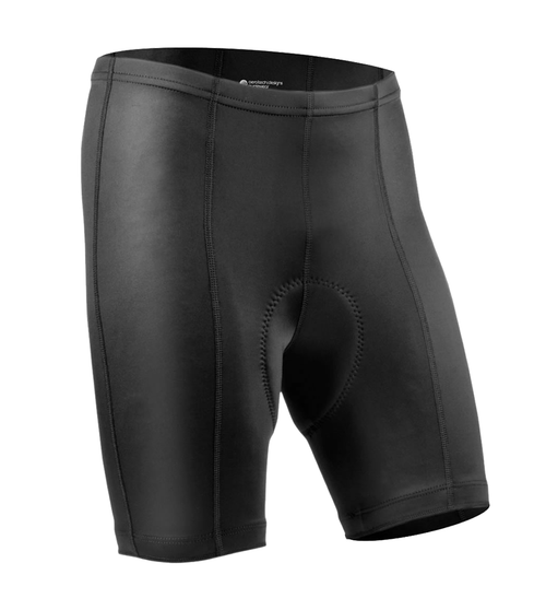 plain black cycling shorts