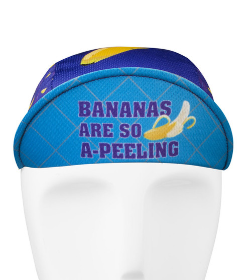 banana cycling cap