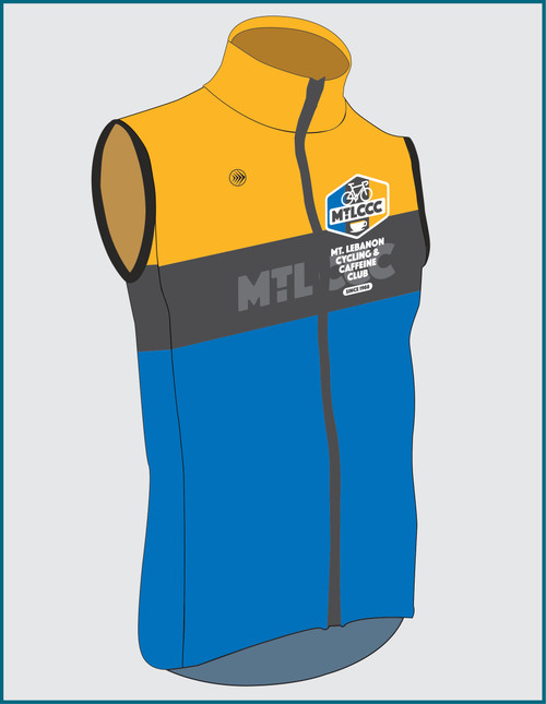 Mt. Lebanon Caffeine Club Vest - Back Pockets or Mesh Back Options