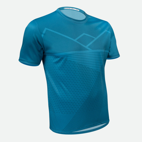 Men's Blue Mountain Active Performance T-Shirt Off Front View Men's Blue Mountain Active Performance T-Shirt Off Front View