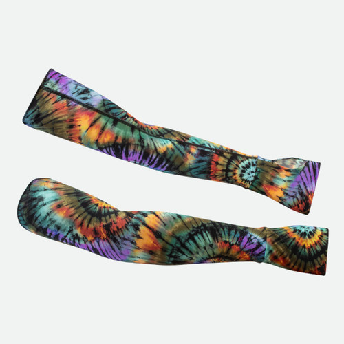 Eclipse Tie Dye Wild Print Arm Sleeves Eclipse Tie Dye Wild Print Arm Sleeves