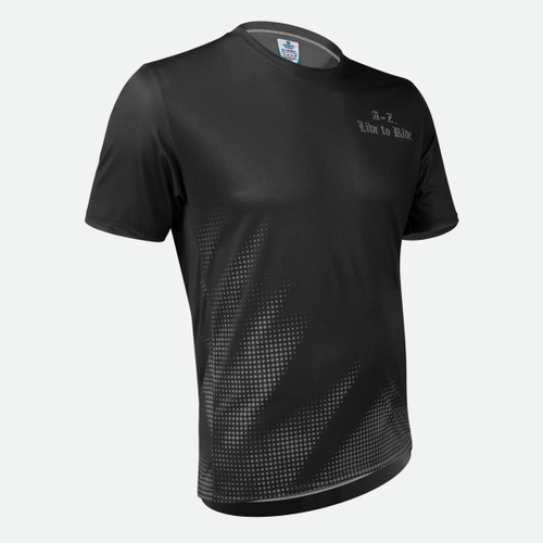 Live to Ride Pocketed Tee Grey