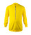 Yellow Big Men's Solid Color Long Sleeve Cycling Jersey Front