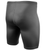 Men's USA Classic Black Compression Spandex Workout Shorts Back View