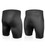 Men's USA Classic Black Compression Spandex Workout Shorts Front and Back View