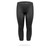 Women's Black Spandex Padded Cycling Capris Front View
