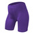 Women's Purple USA Classic Padded Bike Shorts Front View