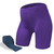 Women's Black USA Classic Padded Bike Shorts|purple|primary