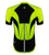 Men's High Vis Reflective Pace Cycling Jersey Safety Yellow Back