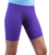 Women's Workout Fitness Purple Spandex Shorts|purple|primary