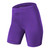 Women's Workout Fitness Purple Spandex Shorts|purple|primary