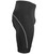 Big Men's Clydesdale Black Padded Cycling Short Side View