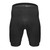 Big Men's Clydesdale Black Padded Cycling Short Front View