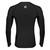 Long Sleeve Black Spandex Compression Base Layer Back View