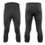 Victor Men's Padded Cycling Capri in Black Front and Back View