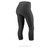 Women's Black Thrive Padded Cycling Capri Back