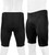 Tall Men's Pro Bike Shorts in Black Full View with Mannequin