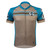 Teal Stripe Greater Allegheny Passage Cycling Jersey Front View