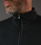 Men's Merino Wool Long Sleeve Cycling Jersey Collar Detail