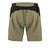 Short 8 Inch MTB PADDED Mountain Bike Shorts Beige Back View