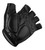 Black Crochet Cycling Gloves Full Palm View