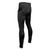 Men's All Day Black Cycling Fleece Tights Off Back View