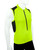 Men's Safety Yellow PRO Sleeveless USA Cycling Jersey Off Front Modeled