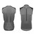 Men's Charcoal PRO Sleeveless USA Cycling Jersey Front and Back View