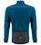 Cycling Soft Shell Jacket for Men in Teal Back View