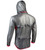 Lightweight Packable Cycling Rain Jacket hood up back view