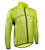 Lightweight Packable Cycling Jacket in Safety Yellow Off Front View