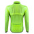 Lightweight Packable Cycling Jacket in Safety Yellow Back View