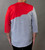 Gray and Red Camber MTB Downhill Freestyle Jersey Model Back