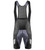 Men's Elite Cycling Bib-Shorts in Black and Charcoal Back View