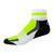 Aero Tech Coolmax Safety Yellow and White Quarter Crew Socks