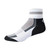 Aero Tech Coolmax Charcoal and White Quarter Crew Socks