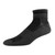 Aero Tech Coolmax Blue and Black Quarter Crew Socks in 