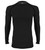 Black Long Sleeve Brushed Fleece Base Layer|black|primary