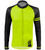 Aero Tech Classic Thermal Peloton Jersey in Safety Yellow and Black