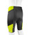 Gel Touring Short in Safety Yellow Off Back View