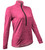 Women's Pink Long Sleeve Cycling HeatherTech Fleece Pullover|pink|primary