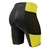 Women's Yellow Gel Touring Short Cycling Shorts Back View