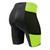 Women's Safety Yellow Gel Touring Short Cycling Shorts Back View