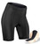 Women's Pro Padded Cycling Short in Black with Pro Chamois Pad