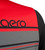 Red Momentum Classic Cycling Jersey Logo Detail